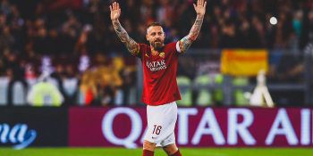 Ależ to było piękne pożegnanie. Nawet niebo płakało, gdy De Rossi żegnał się z AS Roma (VIDEO)